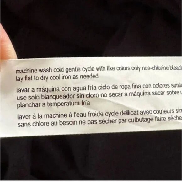 Eloquii Women's Draped Cowl Neck Navy Blue Long Sleeve Blouse Size 22/24 - Picture 5 of 6